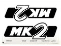 Set autocolante MOGA 2 bucăți 135mm x 47mm pentru Hercules K 50 Ultra (685)