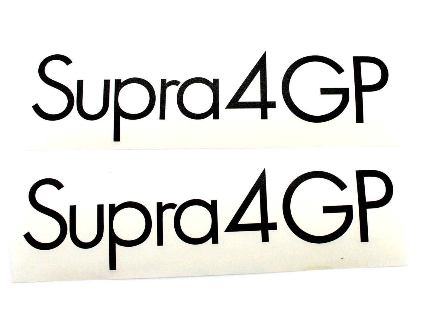 Set autocolante MOGA 2 bucăți lățime 195mm înălțime 38mm pentru Hercules Supra 4 GP