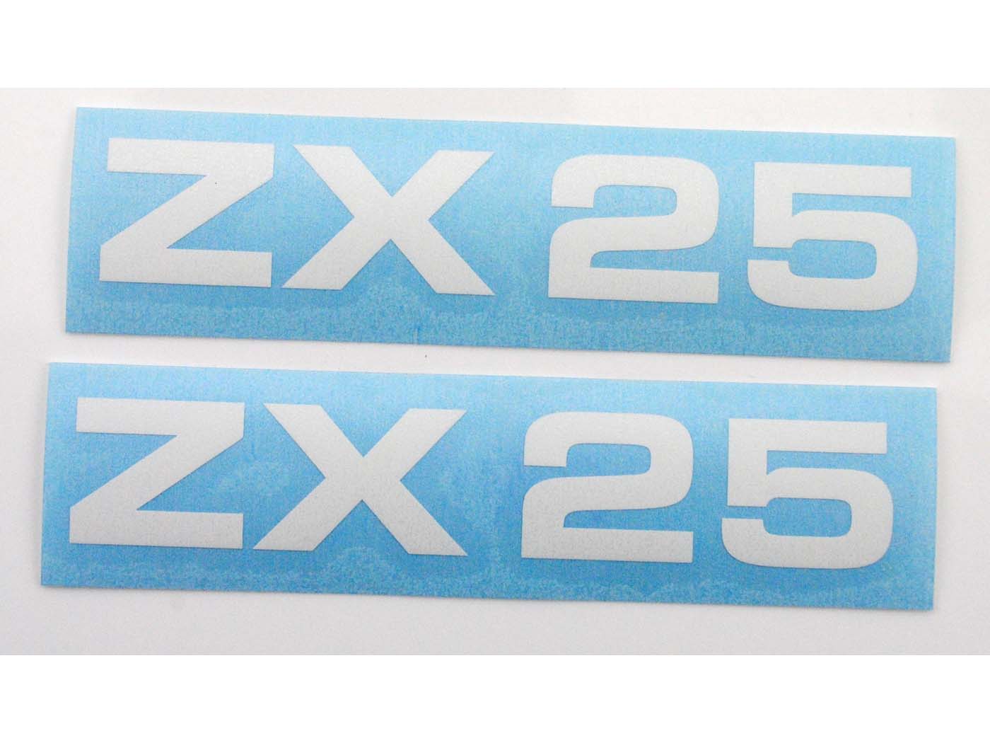 Set autocolante MOGA 2 bucăți lățime 95mm înălțime 17mm pentru Zündapp ZX 25
