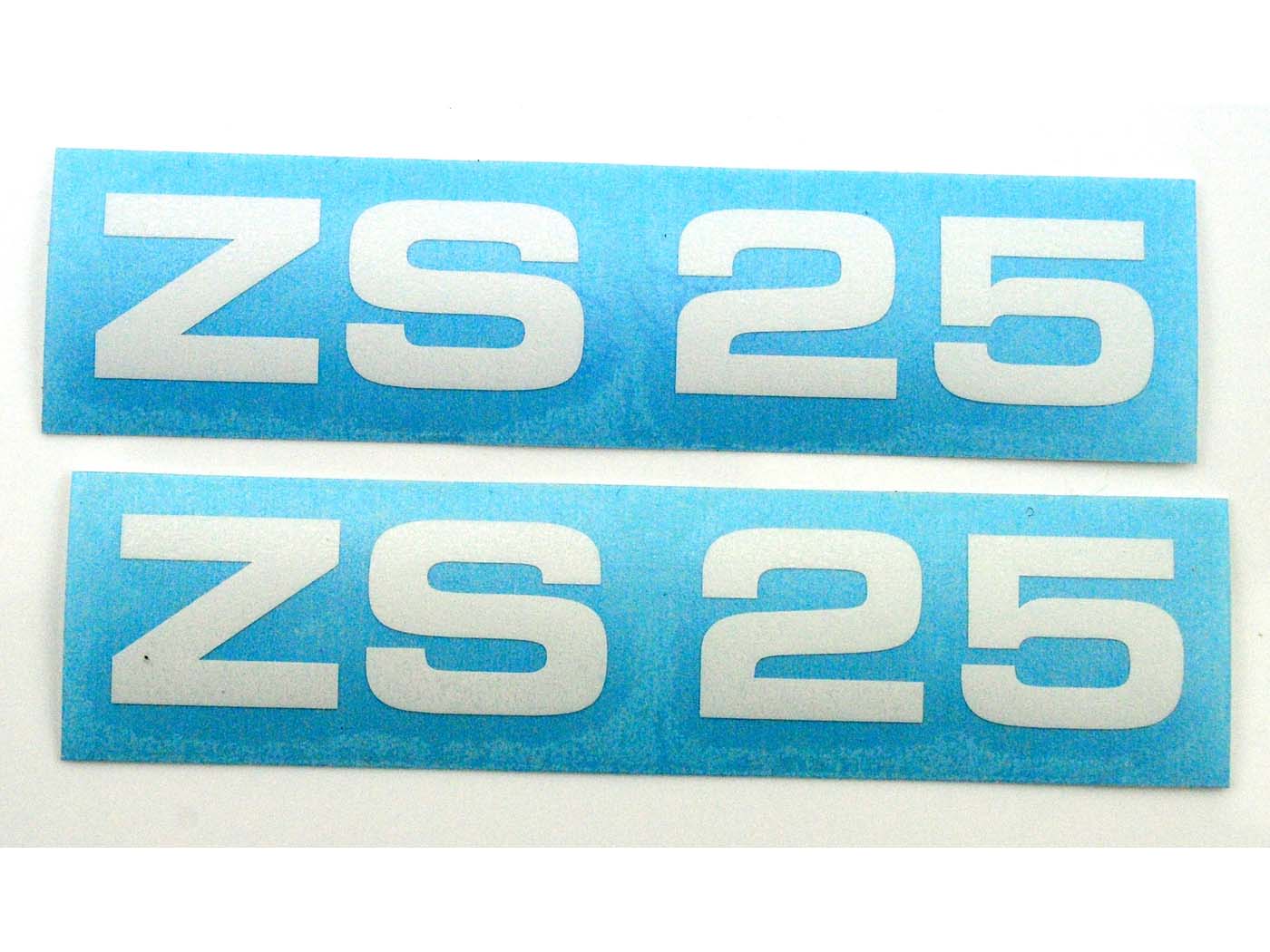 Set Autocolante MOGA 2 piese Lățime 95mm Înălțime 17mm pentru Zündapp ZS 25