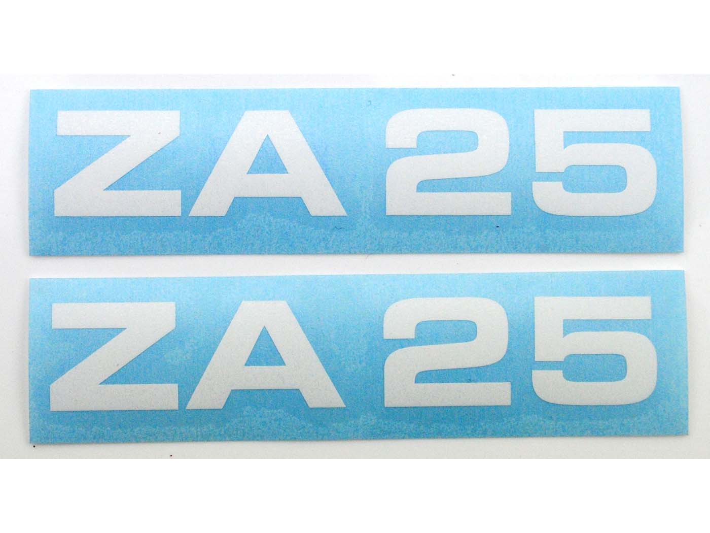 Set autocolante MOGA 2 piese Lățime 95mm Înălțime 17mm pentru Zündapp ZA 25, Kreidler MF 4, MF 2