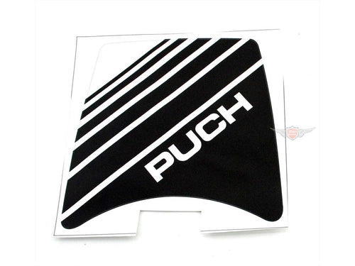 Autocolant Far Înălțime 105mm Lățime 120mm Negru-Alb pentru Puch Maxi S/N, Maxi L2A, Maxi K2, Maxi P1, Maxi ZA50
