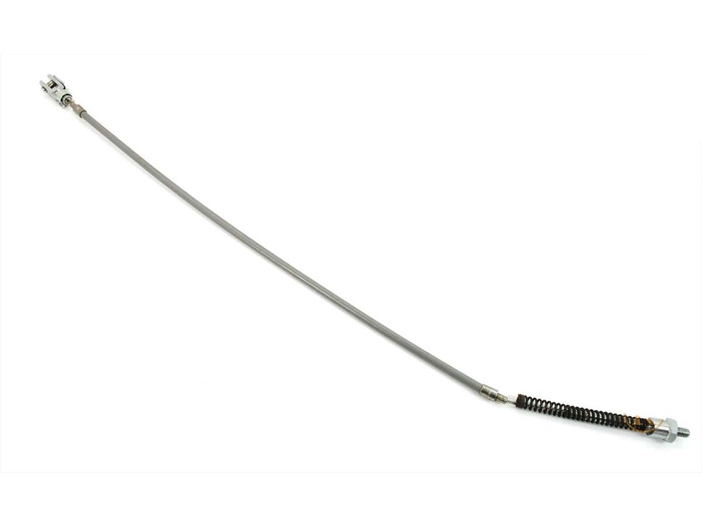 Cablu frână picior MOGA gri 395mm 555mm M6 pentru Miele K 52