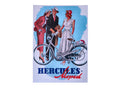 Afiș publicitar vintage Hercules Moped cu motor Zündapp, tipul 213, anii 1950
