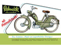 Afiș publicitar moped 29cm x 42cm pentru Rabeneick Binetta