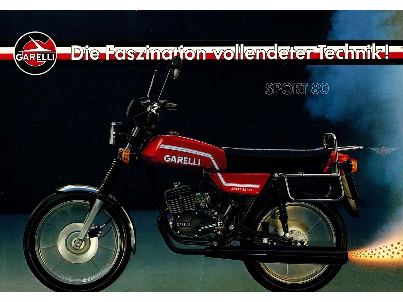 Broșură originală pentru Garelli Sport 80