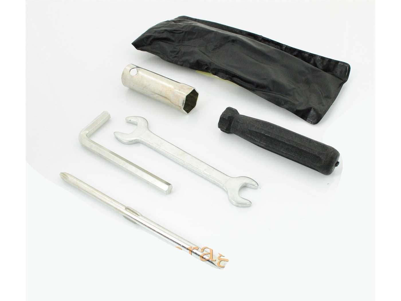 Set scule bord 5 piese 16 mm 10/12 pentru mopede, mokickuri, scutere Tomos, Sachs, Kreidler, Puch, Piaggio și alte mărci
