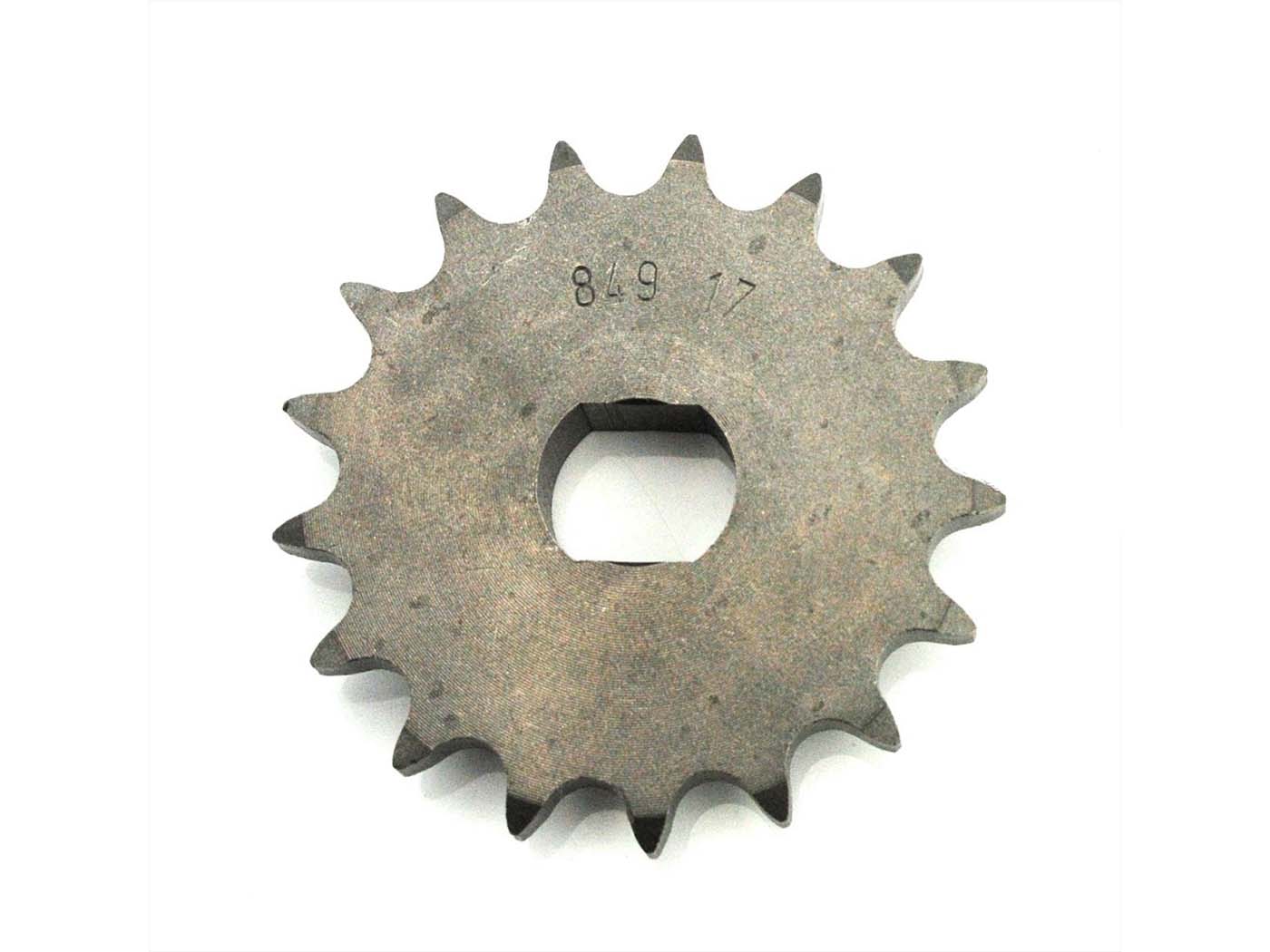 Pinion Esjot oțel 17 dinți 20x16mm lanț tip 428 pentru Zündapp KS 80 Touring, Super, Sport, Super Sport, KS 80 și alte modele