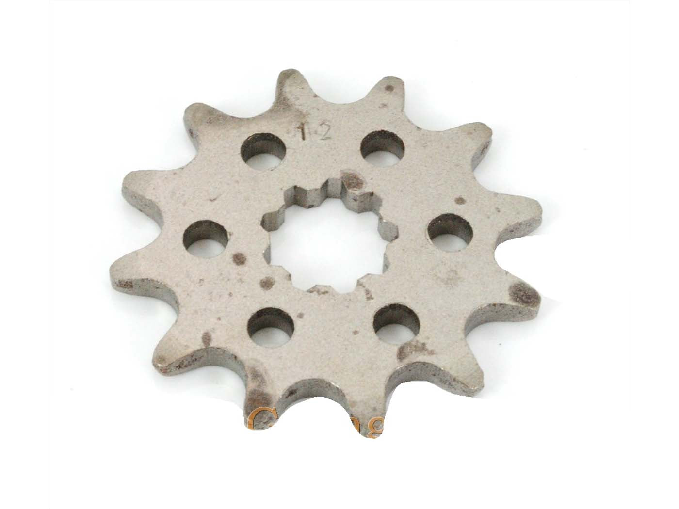 Pinion Esjot oțel 12 dinți 17/14mm pentru Puch Maxi, MS 50, VS 50, MV 50, DS 50 și alte modele