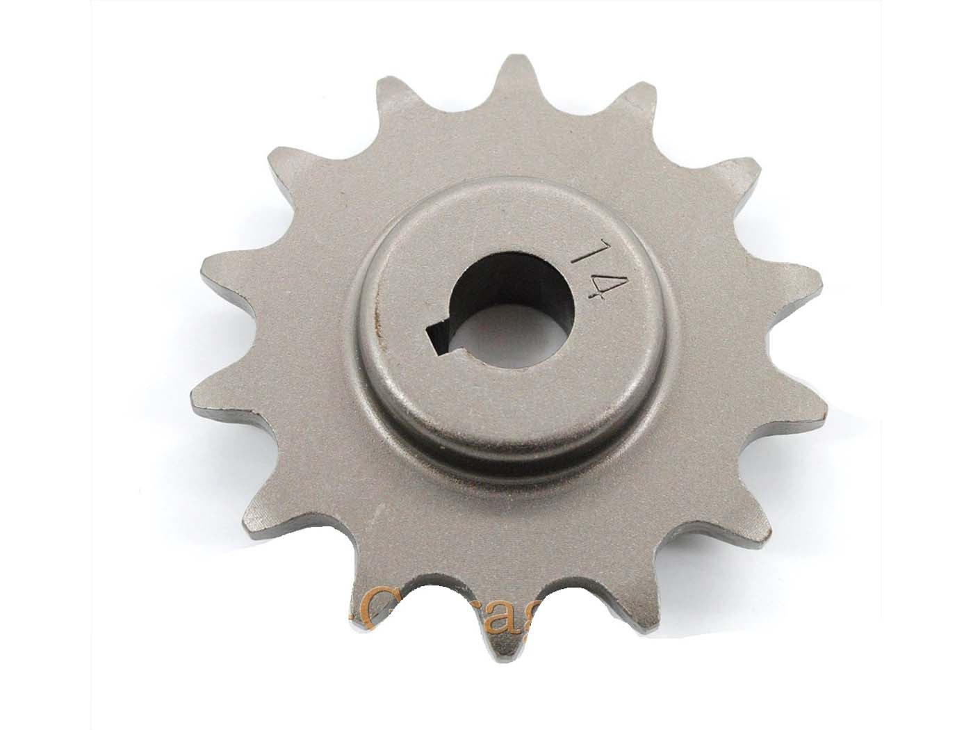 Pinion întărit 14 dinți ax 13mm pentru Hercules ATV 50 RS XXL Supersonic, ATV 50 V, ATV 50 XXL Supercross, Vanguard 50, Matador 50 și alte modele