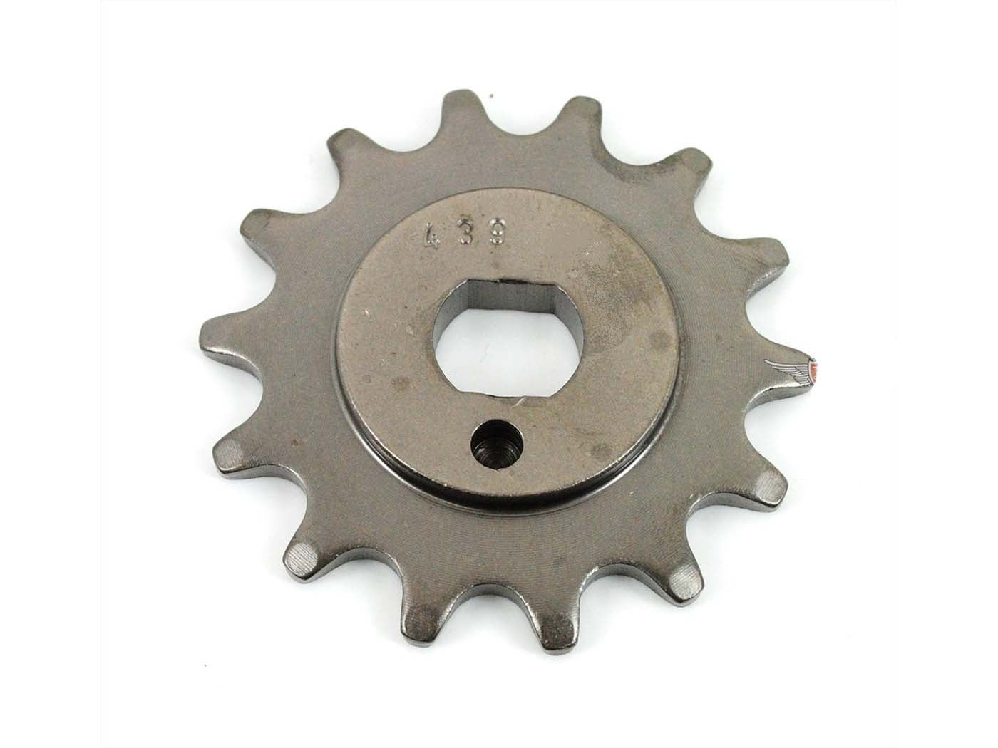 Pinion Esjot oțel 17 dinți 15x12mm pentru Kreidler Flory MF 12, MF 13, MF 20, MF 22, MF 23, Flott MF 24/25 și alte modele