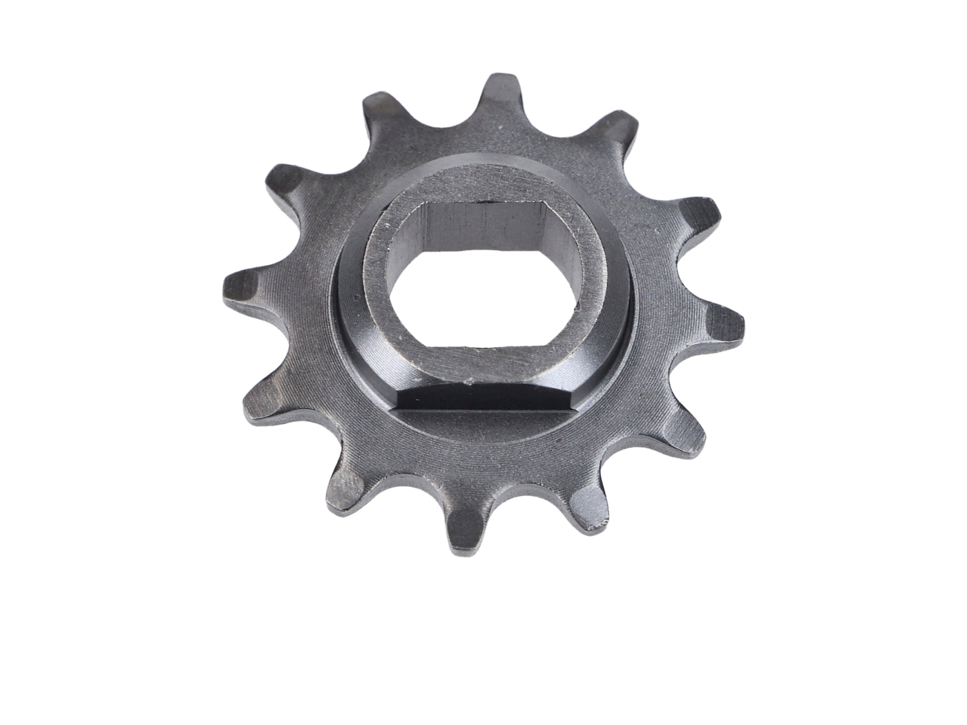 Pinion Esjot oțel 12 dinți montaj oval 20x16mm pentru Zündapp CS 50, GTS 50, Super Combinette 50, Hai 50 și alte modele