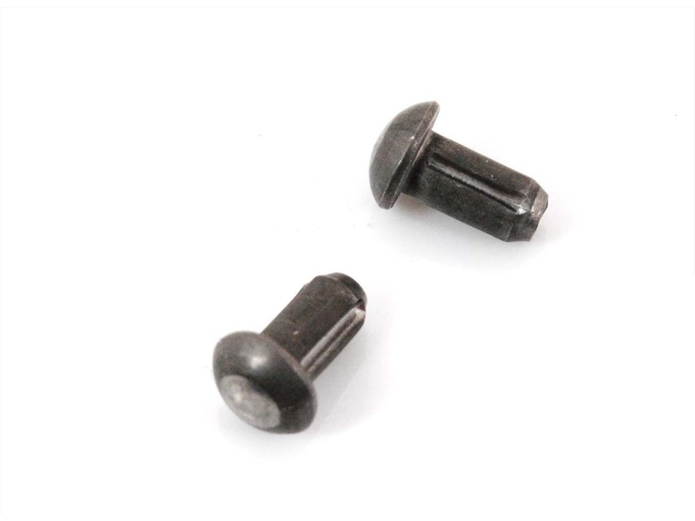 Set cuie crestătate semicirculare negre pentru Zündapp Bergsteiger M25/M50 49ccm 2T