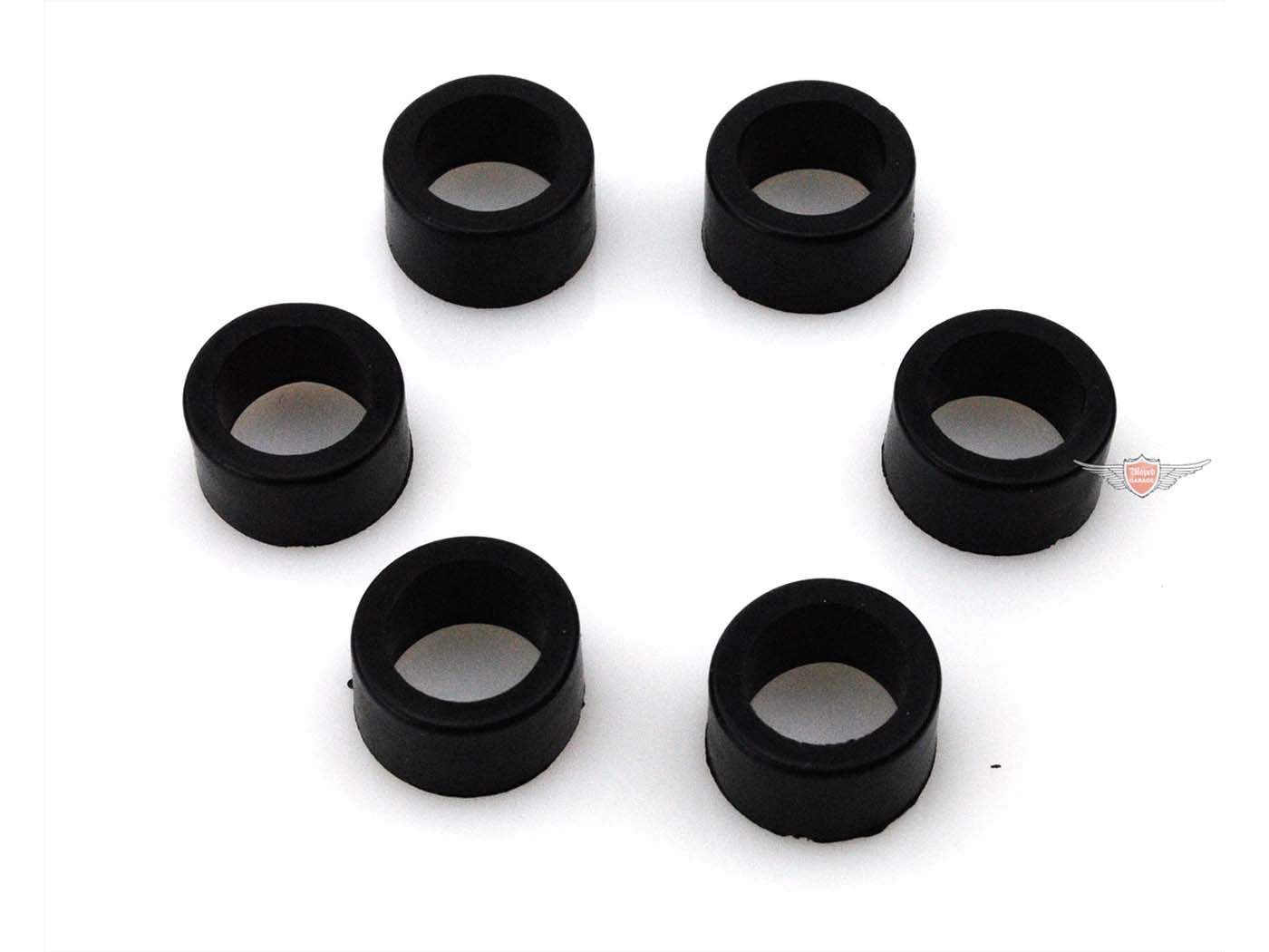 Set inele cauciuc 20mm x 16mm x 11mm negru pentru DKW Victoria Hummel Super, Vicky Standard, Express Super tipurile 102, 116, 117, 126, 156