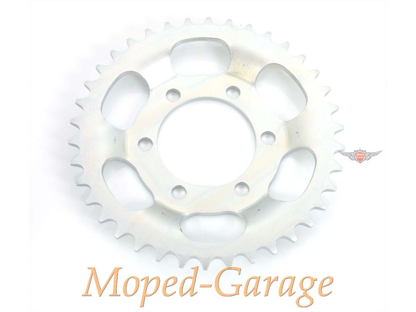 Coroană oțel 38 dinți 120mm pentru Zündapp ZD 20, ZD 25, ZD 40, C 50 Sport, GTS 50 și alte modele