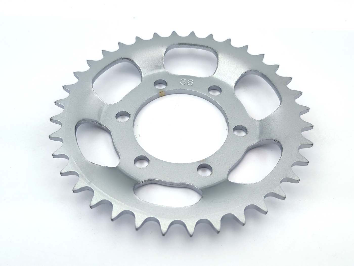 Coroană oțel 36 dinți 120mm pentru Zündapp TS ZD 20/25/50, C 50 Sport, GTS 50 și alte modele