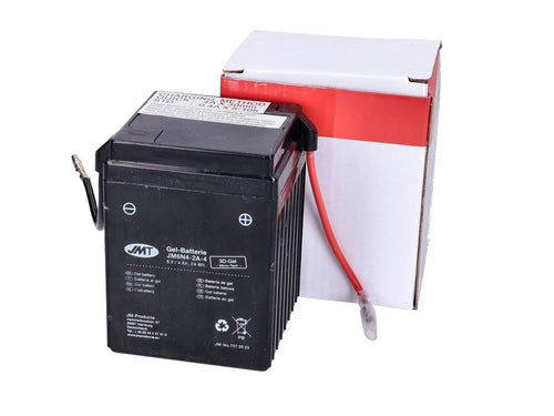 Baterie Gel 6 Volți 4 Ah 6N4-2A-4 pentru Honda MB, MT, CB, Monkey, CY, XL, Z, Moped