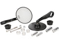 Set Oglinzi Moto Nostra 1409 Aluminiu CNC 95mm Rotunde Capete Ghidon Negru Mat universal