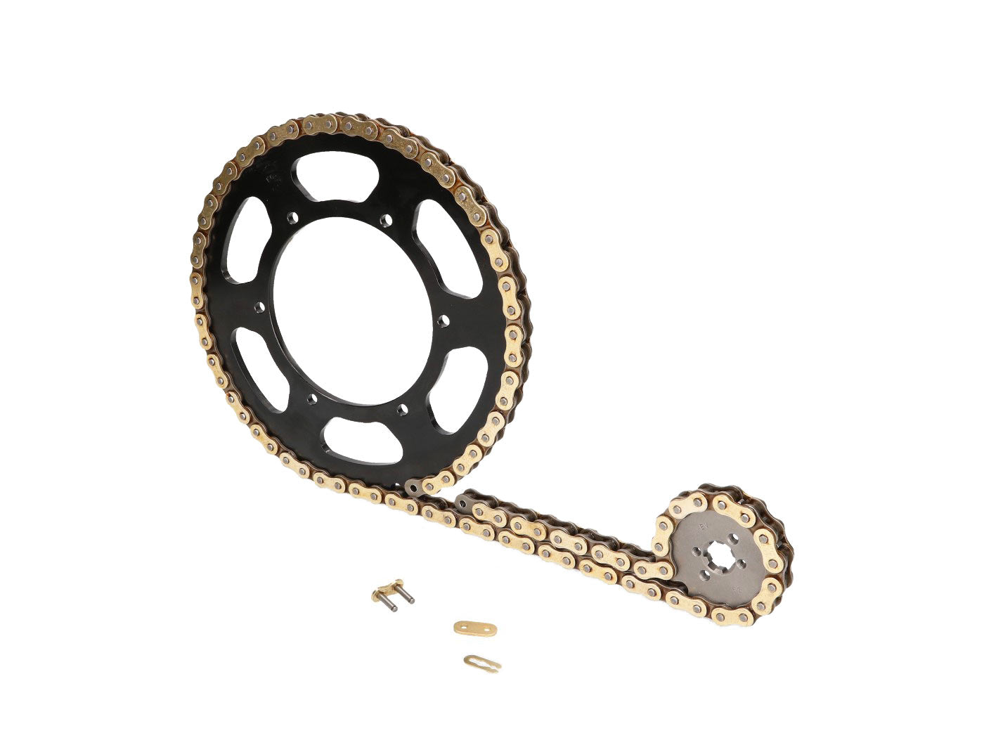 Set lanț 101 Octane 13/53 dinți pentru Derbi Senda 50 R, Racer, X-Race, X-Treme, Gilera RCR 50 și alte modele