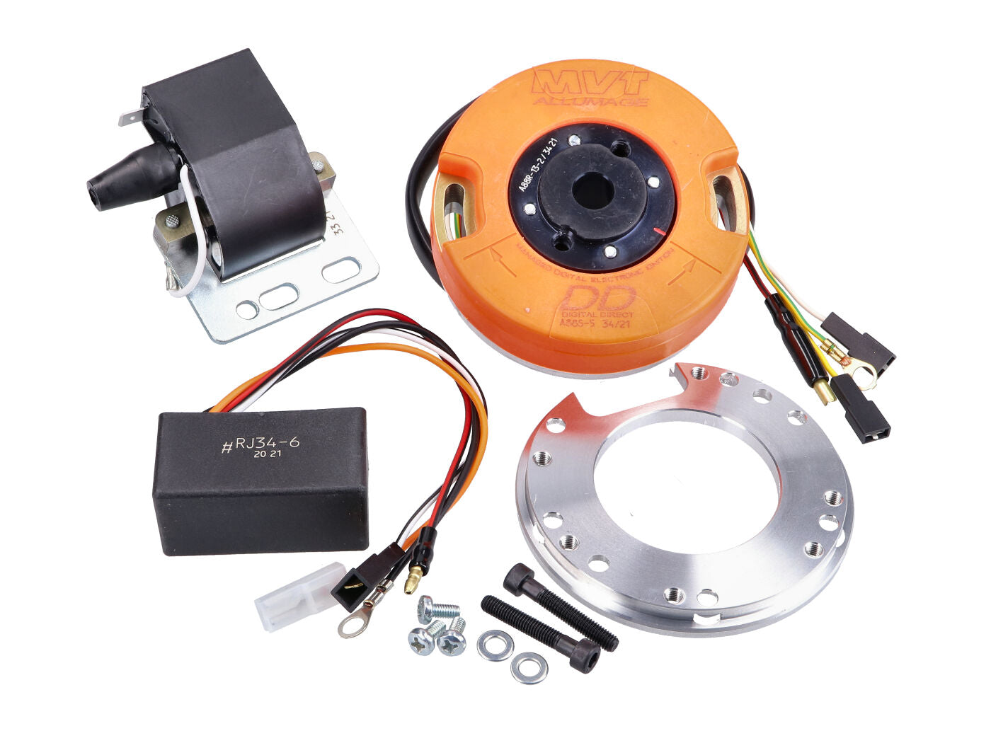 Sistem de aprindere cu rotor intern MVT Allumage Digital Direct cu lumini pentru Zündapp KS 50