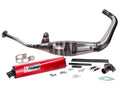 Eșapament MVT Allumage S-Road montaj jos pentru Derbi, Aprilia, Gilera și alte mărci (EBE, EBS, D50B)
