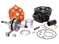 Kit cilindru MVT Iron Max 90cc, ax cotit 45mm, ax piston 13mm pentru Rieju, Beta, Motorhispania, Aprilia, Yamaha și alte mărci (AM6)