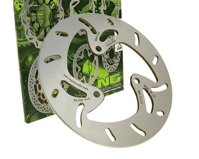 Disc de frână NG Brake Disc pentru Rieju MRT 50 Cross Europa II, MRT 50 Cross Europa III, MRT 50 Cross Lite, MRT 50 Cross Racing și alte modele