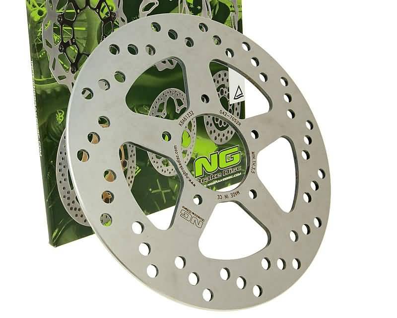 Disc de frână NG Brake Disc pentru Rieju RS2 50, Aprilia Tuareg 50, Malaguti NKD 50 Drakon