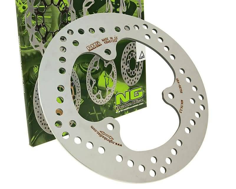 Disc de frână NG Brake Disc pentru Yamaha Why 50, Honda SH 50, MBK Flipper 50 și alte modele
