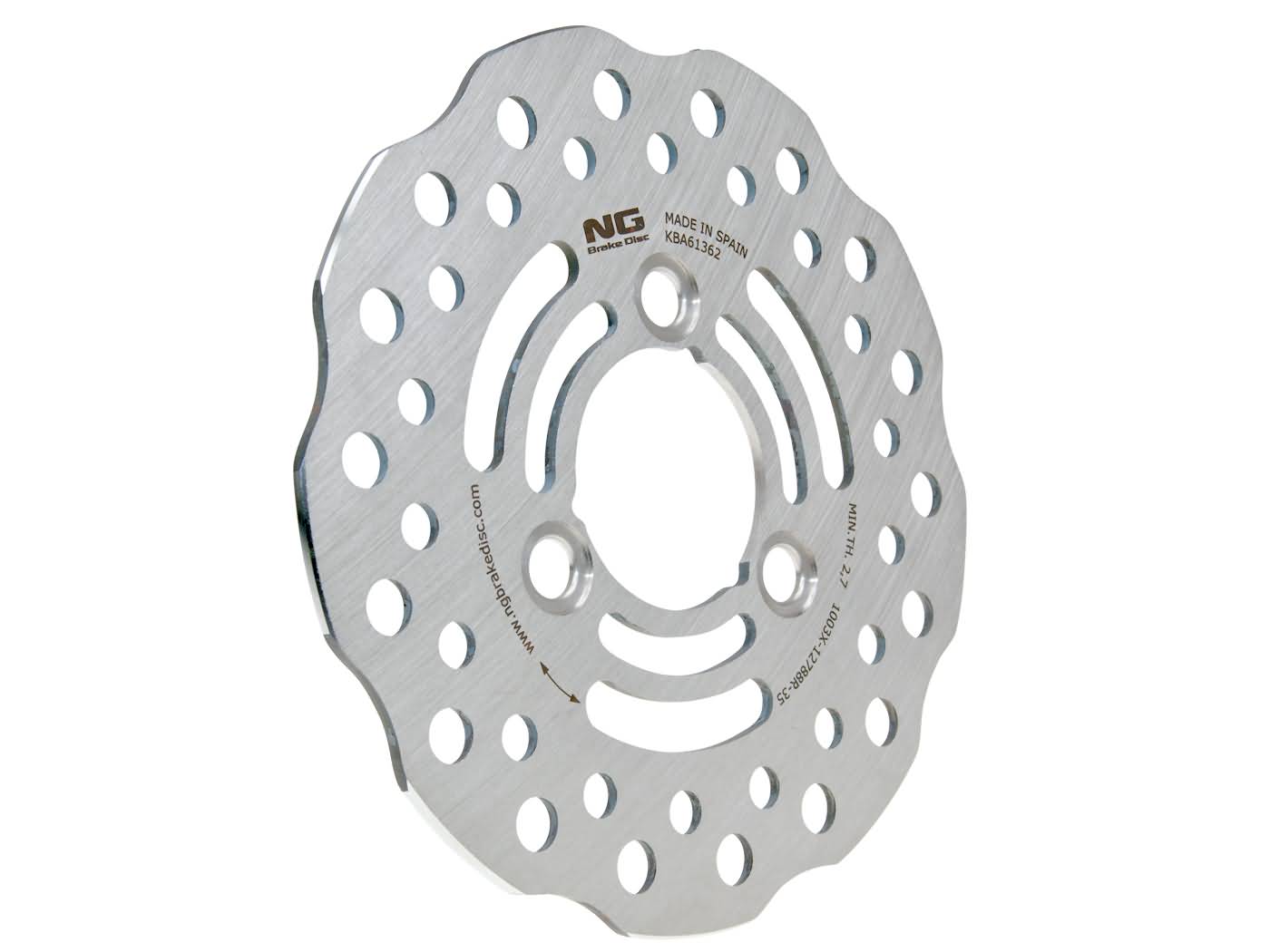 Disc de frână NG Brake Disc Wavy pentru Suzuki LT 230, 250, 400, 500
