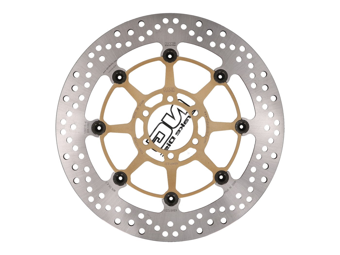 Disc de frână flotant NG Brake Disc față pentru Aprilia RS 125, MX 125, AF1 125, KTM Duke 690 și alte modele