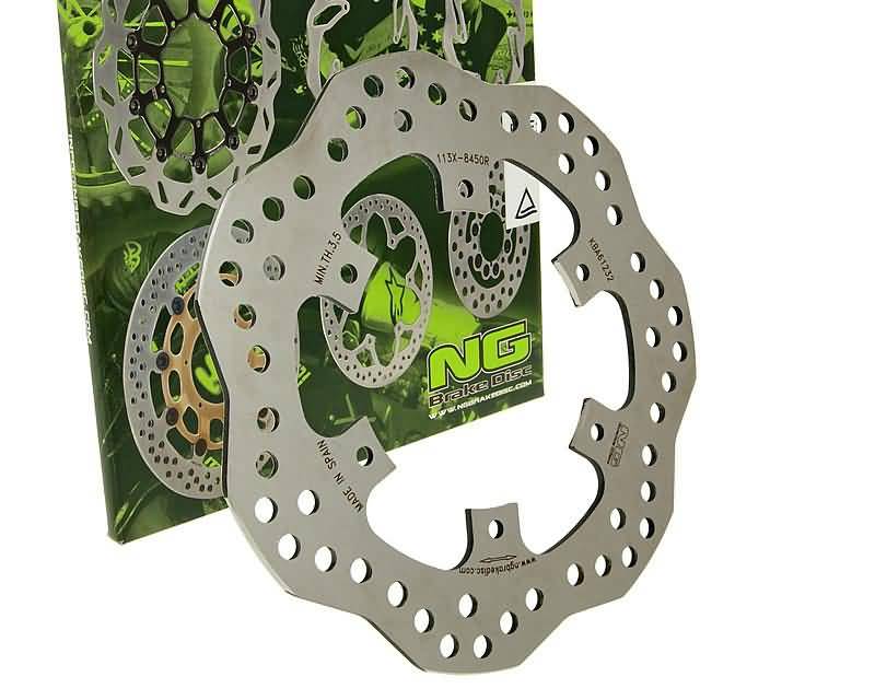 Disc de frână NG Brake Disc Wavy pentru Vespa GT, GTS, GTV, Piaggio Liberty, NRG, Gilera Runner și alte modele