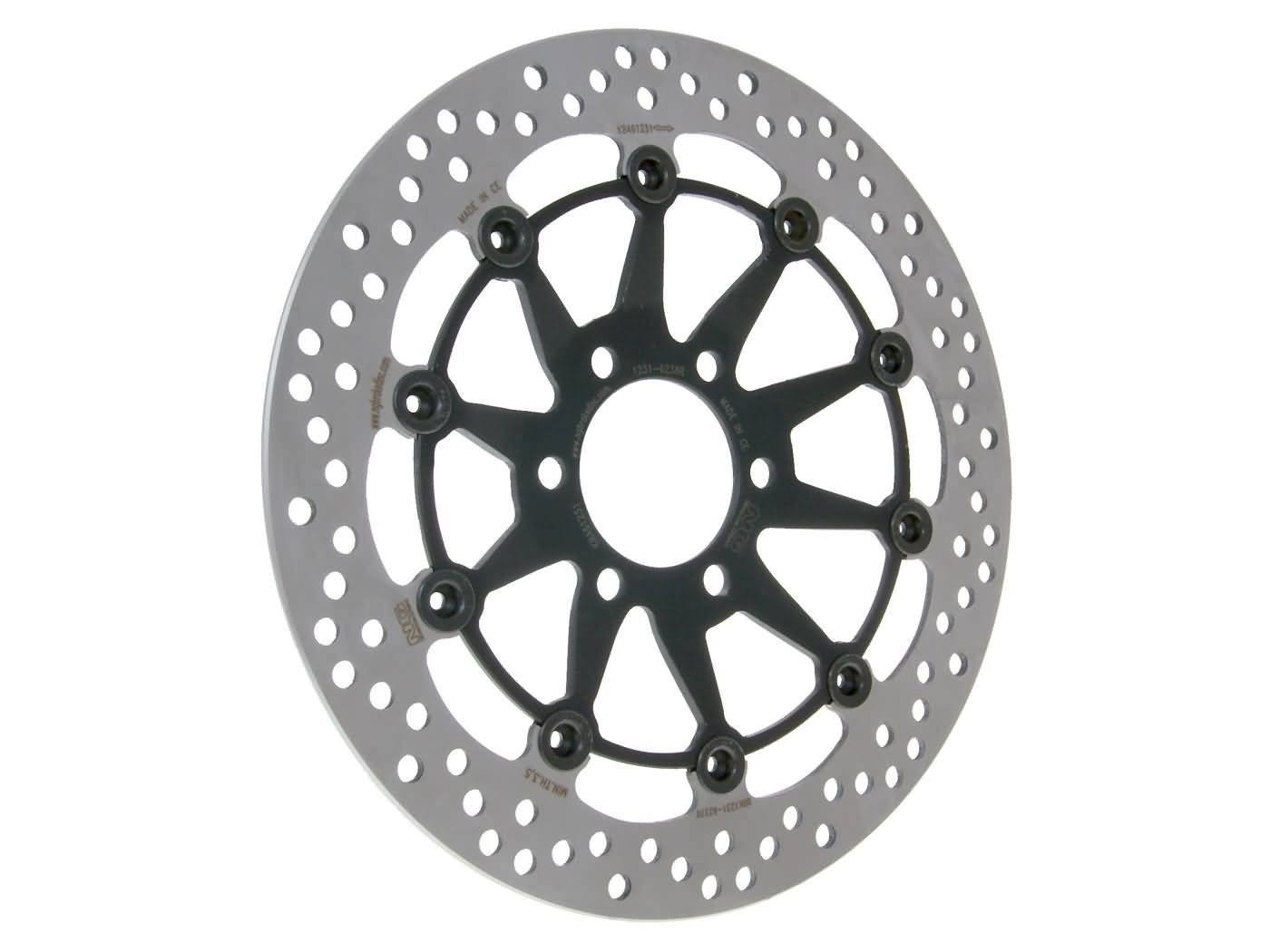Disc de frână flotant NG Brake Disc pentru Hyosung GT 125, GT 250, GT 650 față