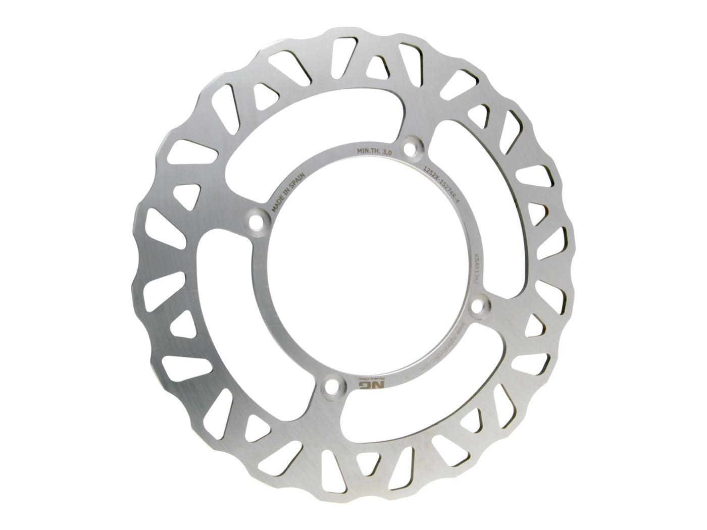 Disc de frână NG Brake Disc Wavy spate pentru Beta RR 50 Enduro, RR 50 Motard (2012-)