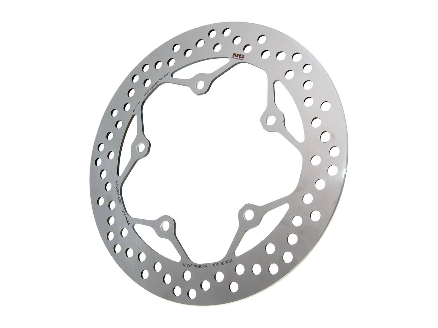 Disc de frână față NG Brake Disc pentru Yamaha YBR 125 Classic, YBR 125 SPD, YS 125