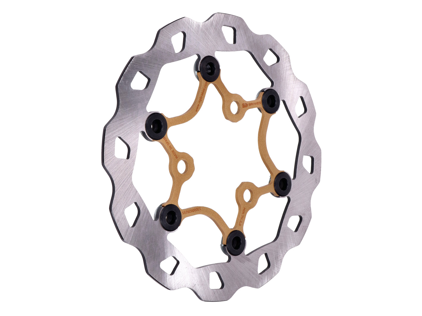 Disc de frână NG Brake Disc ondulat flotant pentru Adly, Beeline, CPI, Daelim, PGO, TGB, Yamaha