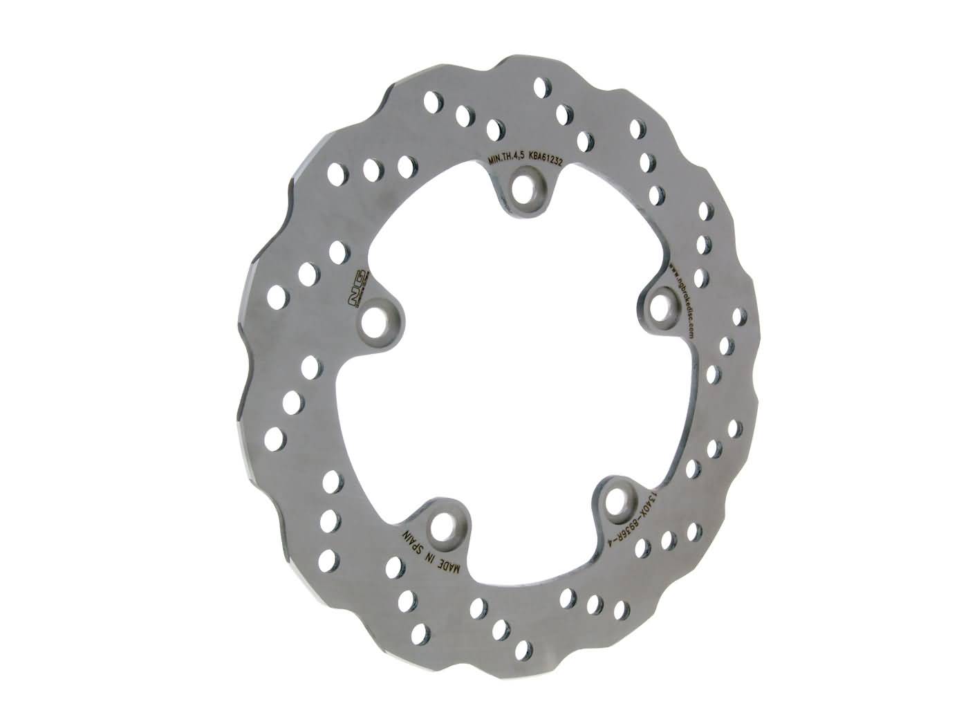 Disc de frână NG Brake Disc Wavy spate pentru Honda Integra 700i NC700, Integra 750i NC750