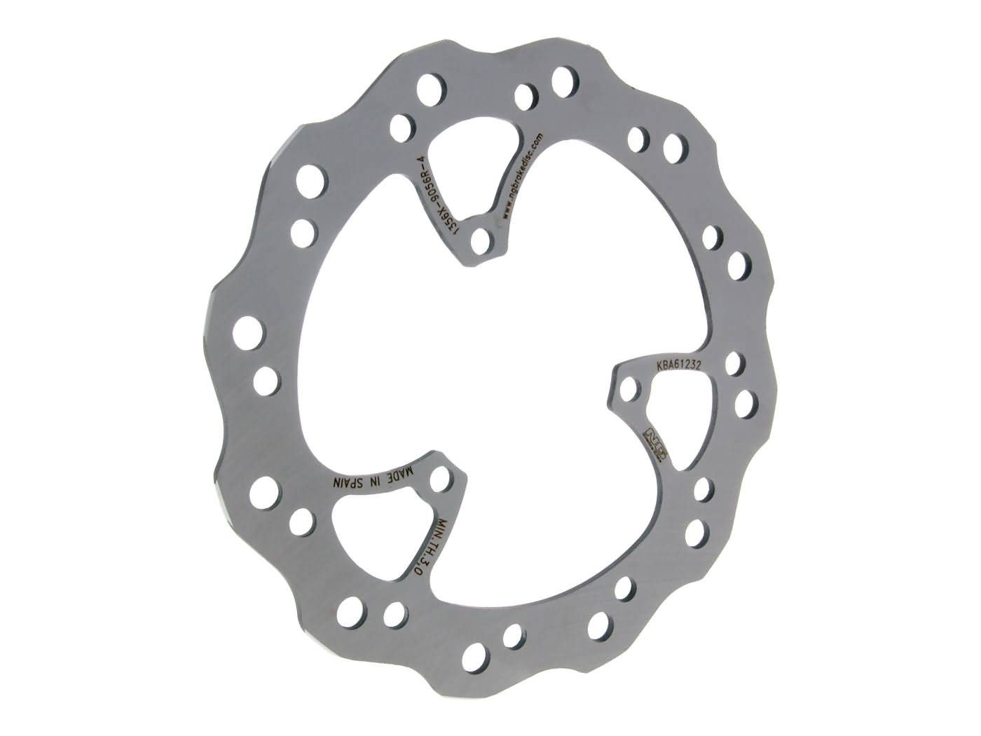 Disc de frână NG Brake Disc Wavy față pentru Peugeot Speedfight 3 50 2T LC, Speedfight 3 50 4T, Speedfight 3 50 2T AC, Speedfight 4 50 2T