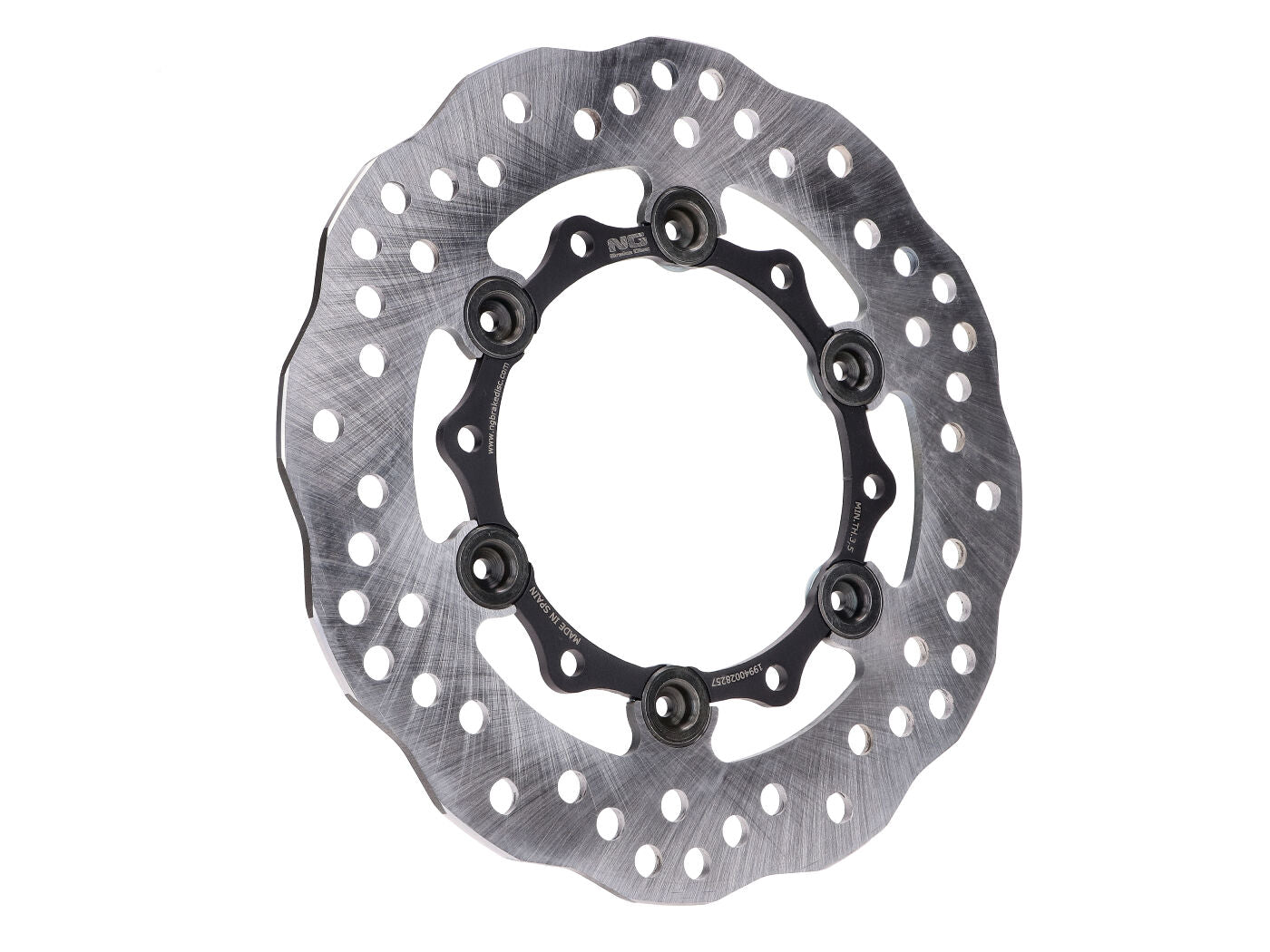 Disc de frână NG Brake Disc Wavy flotant pentru Vespa Modern, Piaggio, Gilera, Aprilia și alte mărci