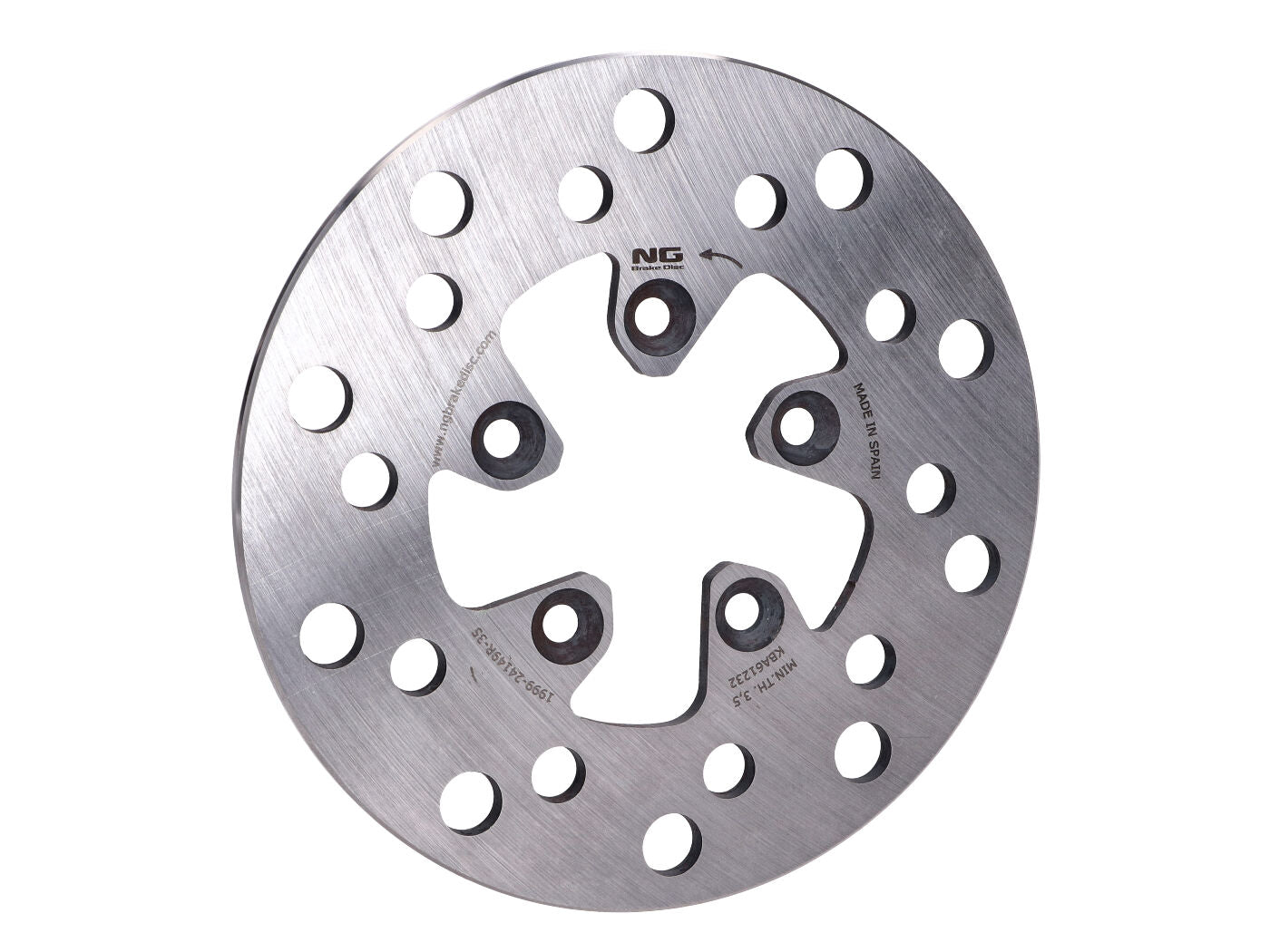 Disc de frână NG Brake Disc pentru Malaguti F10 Jet Line 50, F10 Cat. 50, F10 Wap 50, Yesterday 50, Peugeot Zenith 50