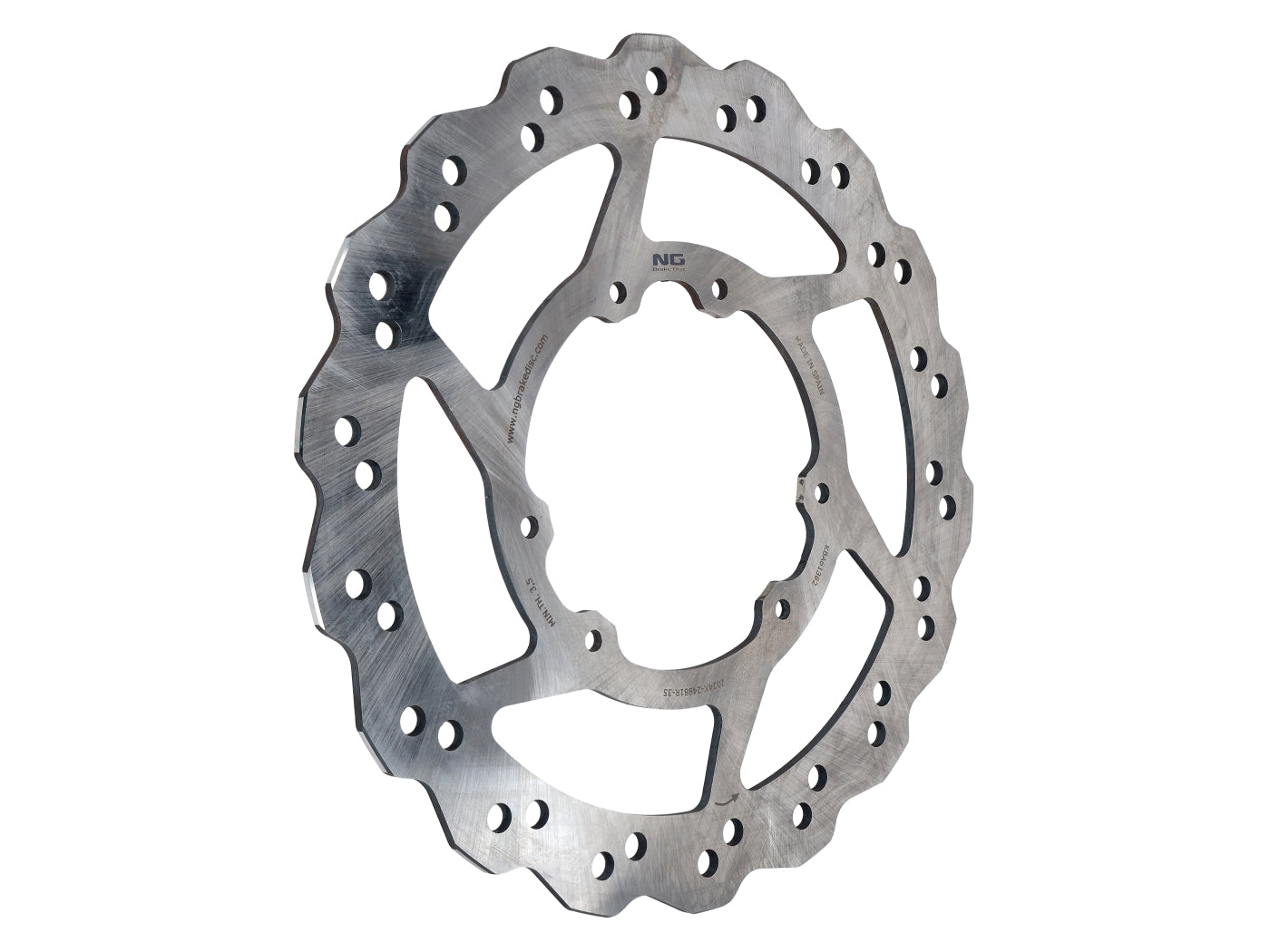 Disc de frână NG Brake Disc ondulat pentru Derbi, MH, Rieju