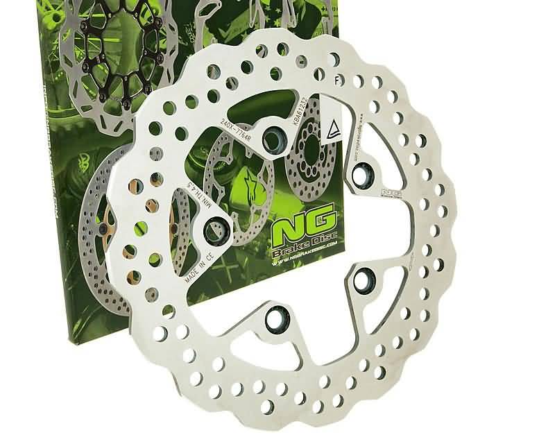 Disc de frână NG Brake Disc Wavy pentru Kymco Yager GT, Agility, Grand Dink, Movie S, G-Dink și Honda SH 150i