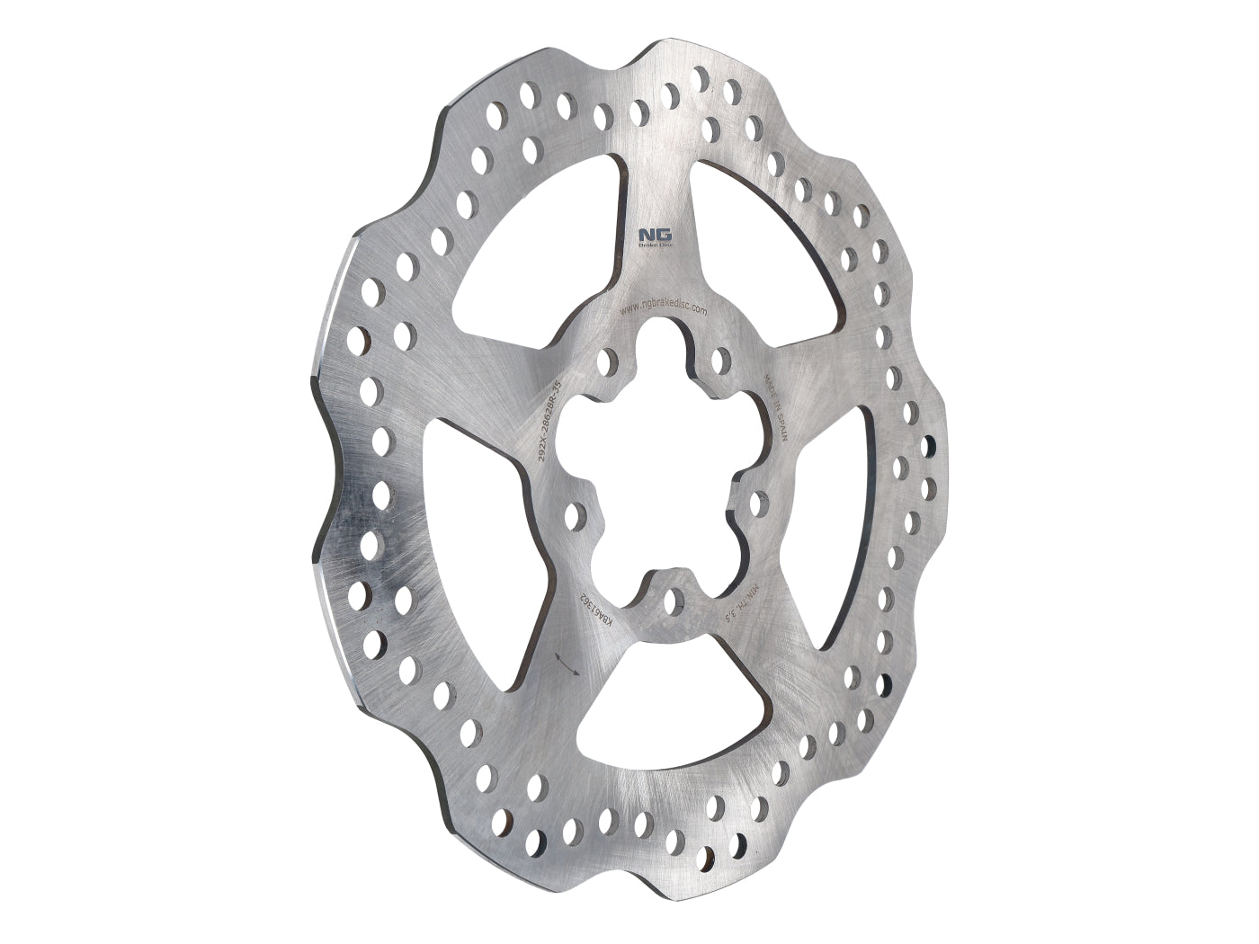 Disc de frână NG Brake Disc tip val pentru Aprilia, Derbi, Piaggio, Rieju