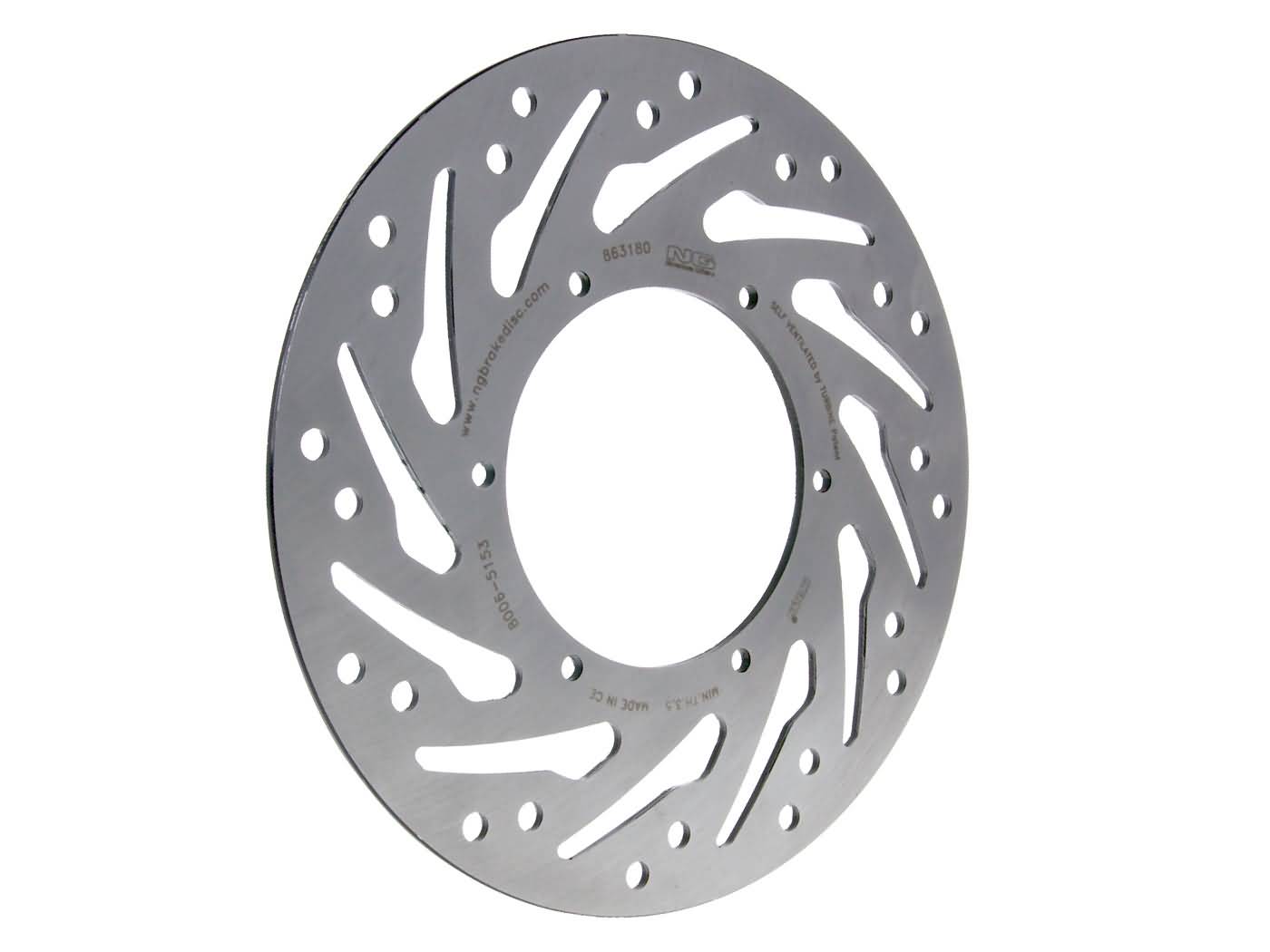 Disc de frână NG Brake Disc față pentru Derbi GP1 125 4V LC, GP1 250 4V LC