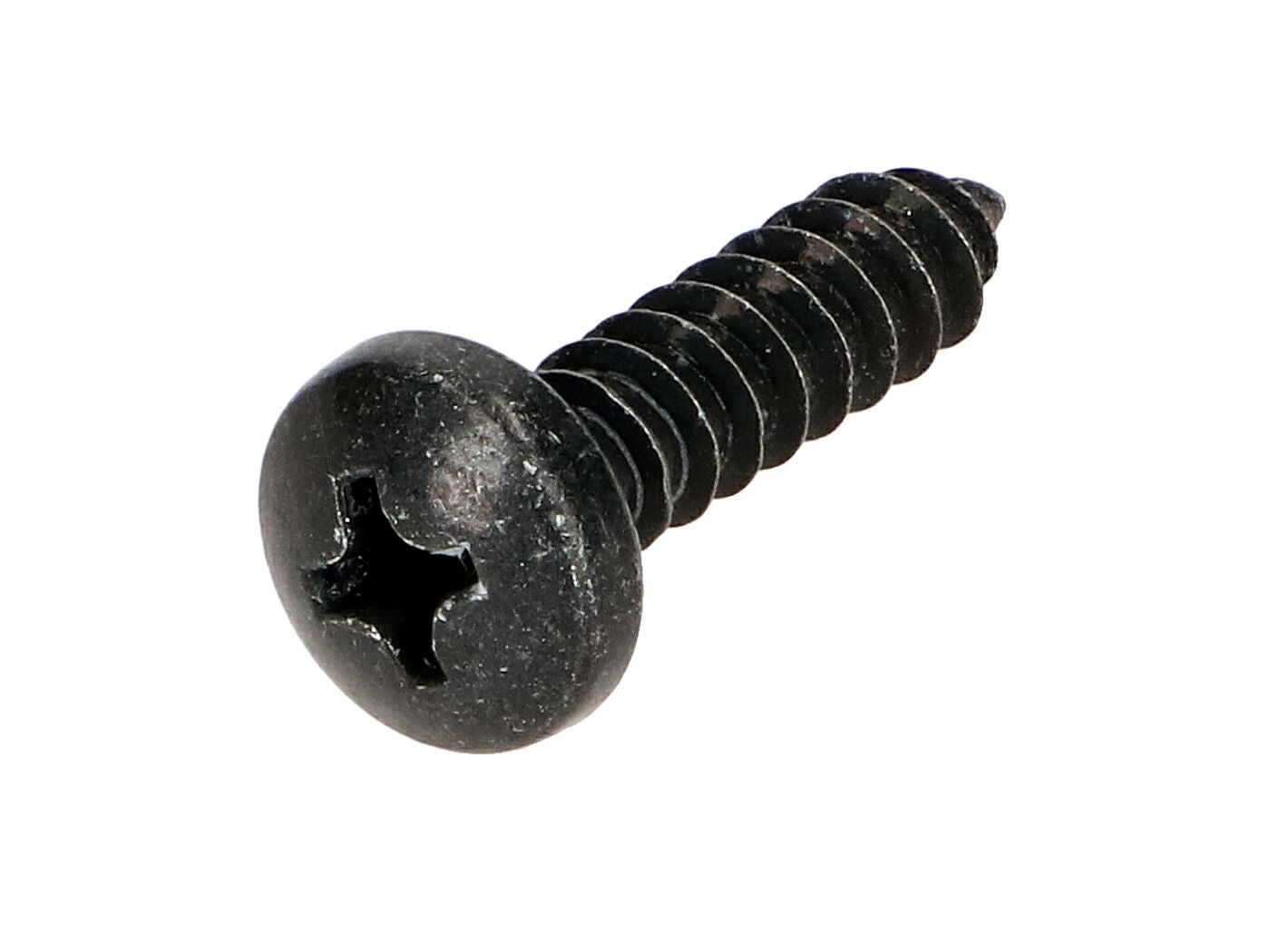 Șurub caroserie Piaggio OEM cruce 4,8x19mm negru
