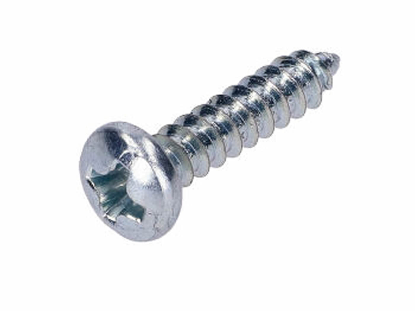 Șurub caroserie Piaggio OEM cap cruce argintiu 3,0x18mm universal