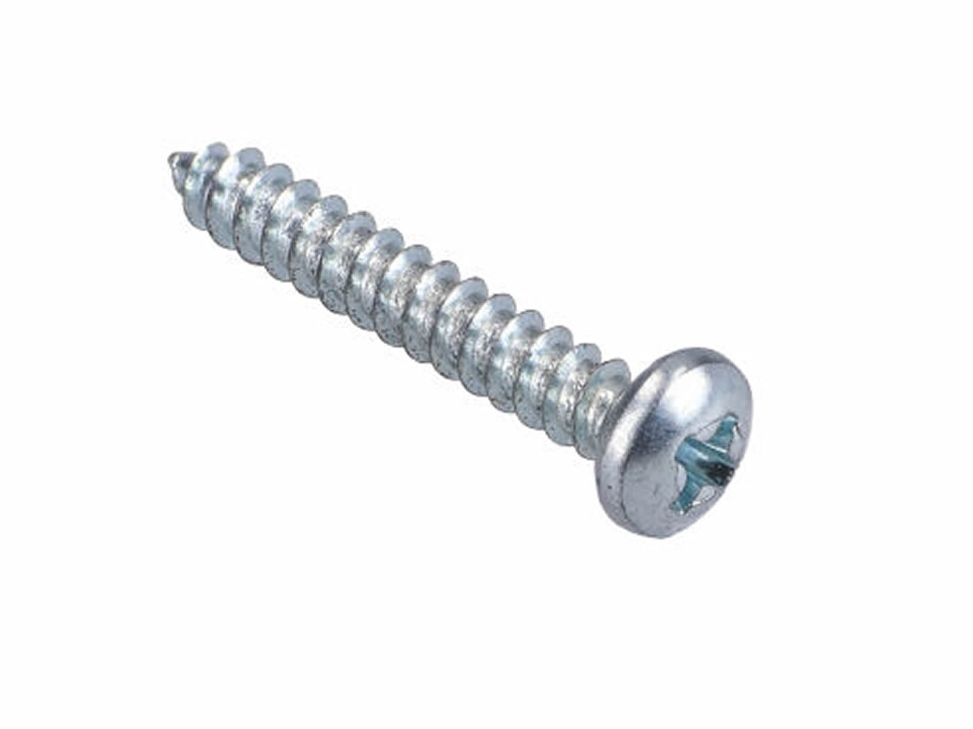 Șurub caroserie Piaggio OEM cap cruce argintiu 3,0x20mm universal