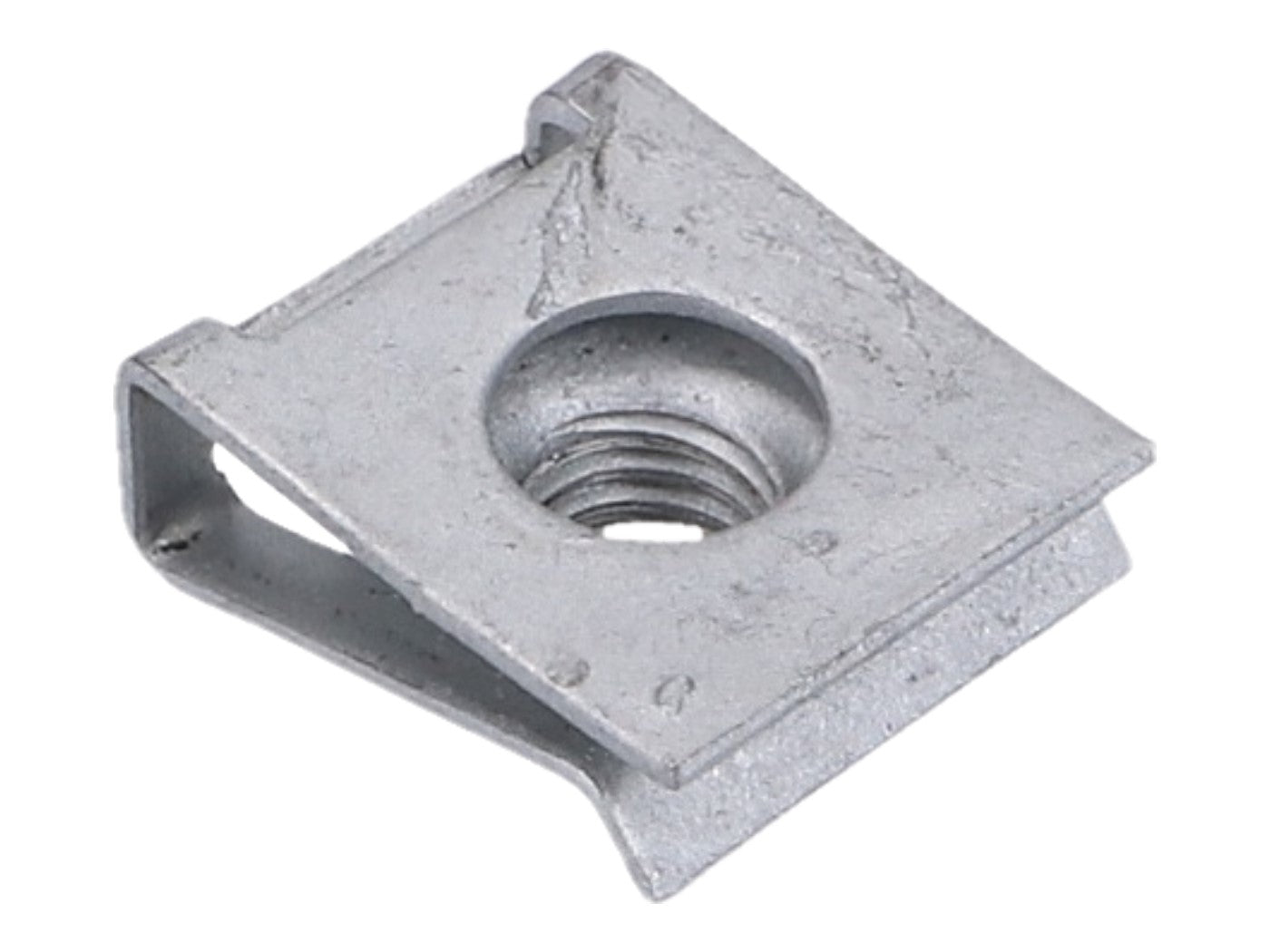 Piuliță tablă caroserie Piaggio OEM M5 12x15mm (metric) înălțime strângere 2,0mm universal
