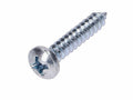 Șurub caroserie Piaggio OEM cruce argintiu 3,5x19mm universal