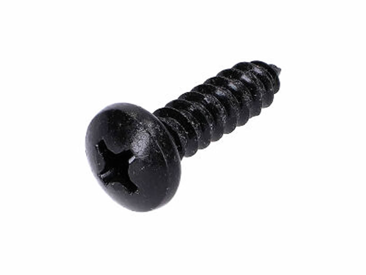 Șurub caroserie Piaggio OEM cap cruce negru 4.2x16mm universal